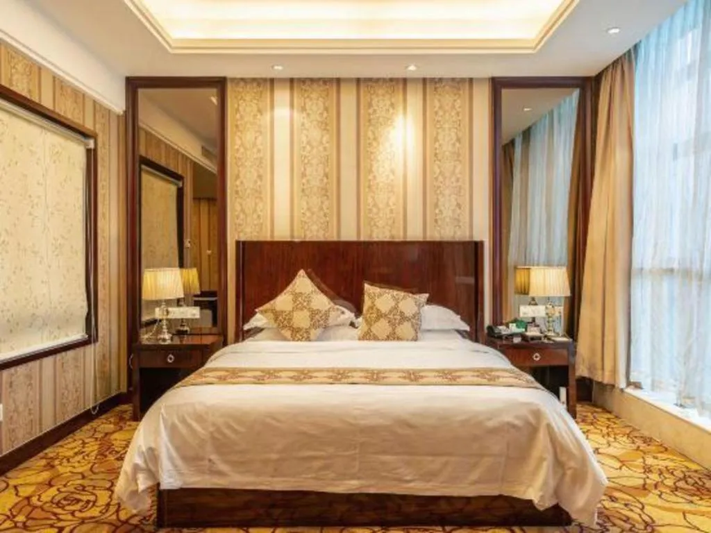 Bed in Hangzhou Huachen Fengting Hotel