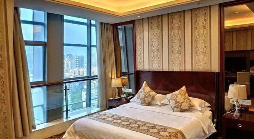Bed in Hangzhou Huachen Fengting Hotel