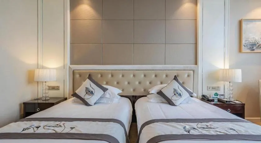 Bed in Hangzhou Huachen Fengting Hotel
