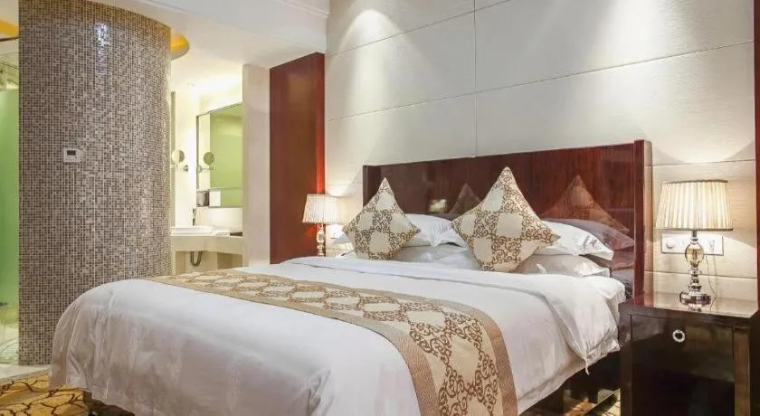 Bed in Hangzhou Huachen Fengting Hotel