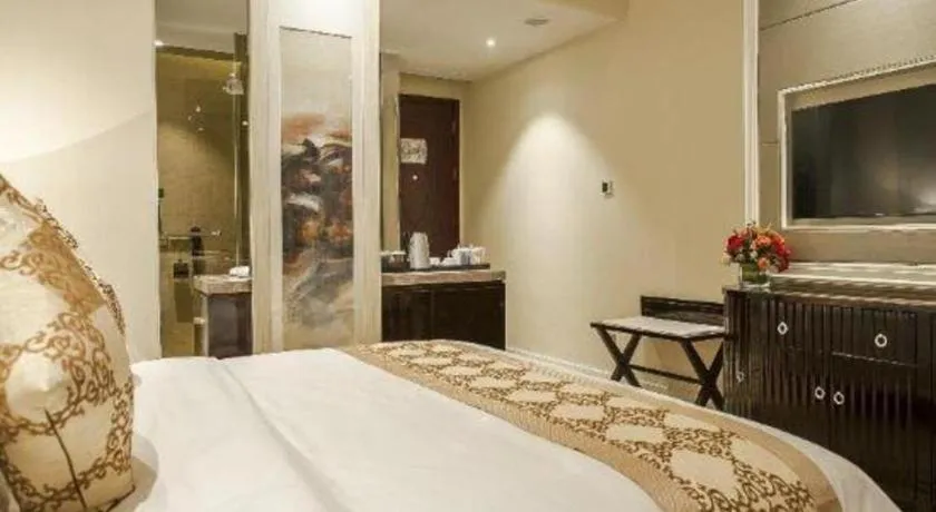 Bed in Hangzhou Huachen Fengting Hotel