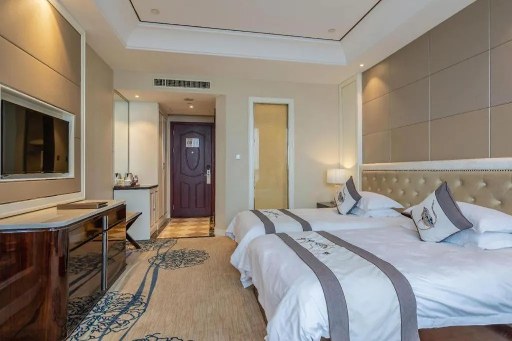 Bed in Hangzhou Huachen Fengting Hotel