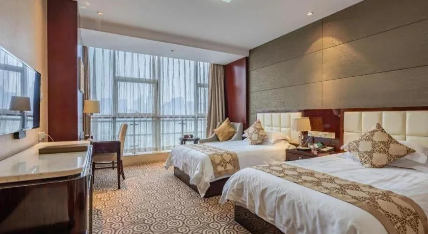 Bed in Hangzhou Huachen Fengting Hotel