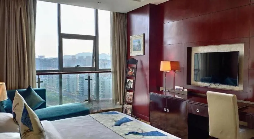 Bed in Hangzhou Huachen Fengting Hotel