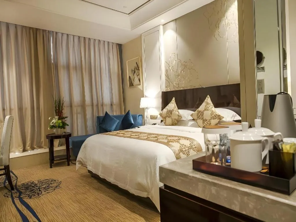 Bed in Hangzhou Huachen Fengting Hotel