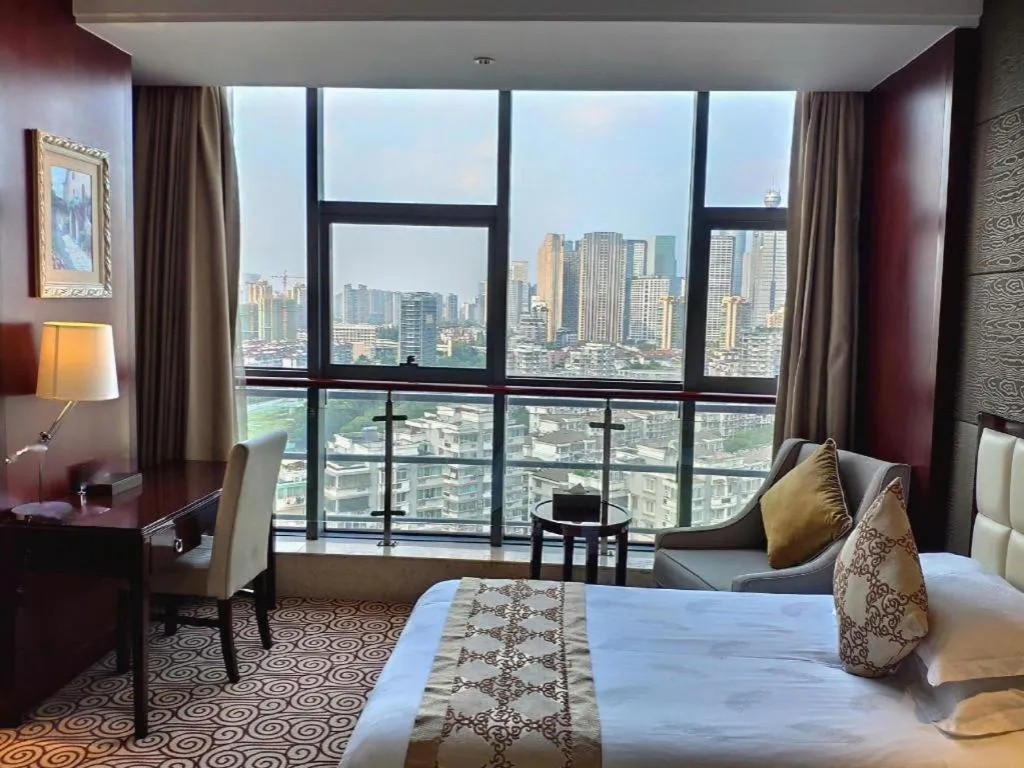 Bed in Hangzhou Huachen Fengting Hotel