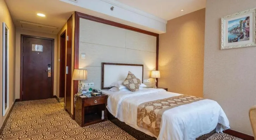 Bed in Hangzhou Huachen Fengting Hotel