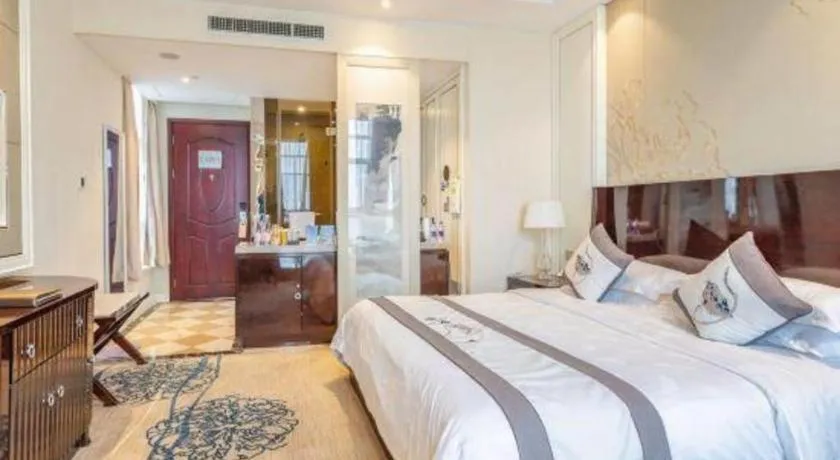 Bed in Hangzhou Huachen Fengting Hotel