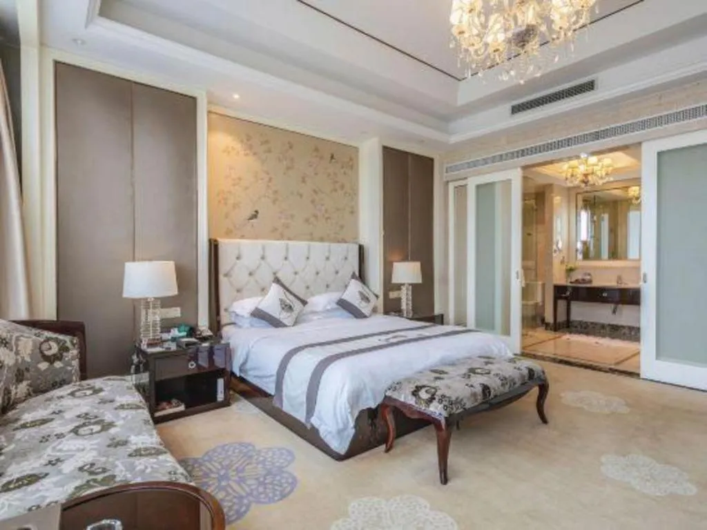 Bed in Hangzhou Huachen Fengting Hotel