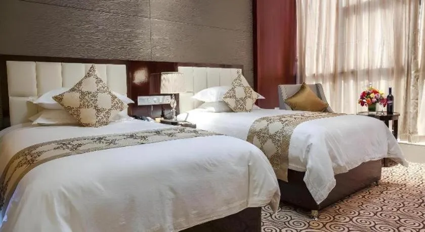 Bed in Hangzhou Huachen Fengting Hotel