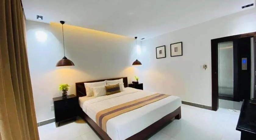 Bed in Reasmey Cheanich Hotel