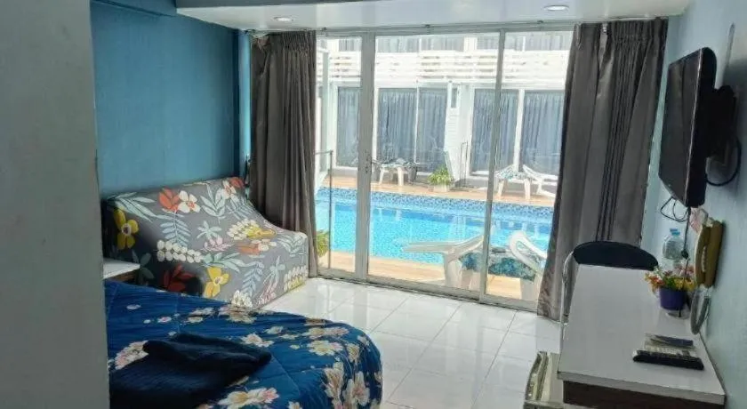Bed in Pool Villa @Donmueang