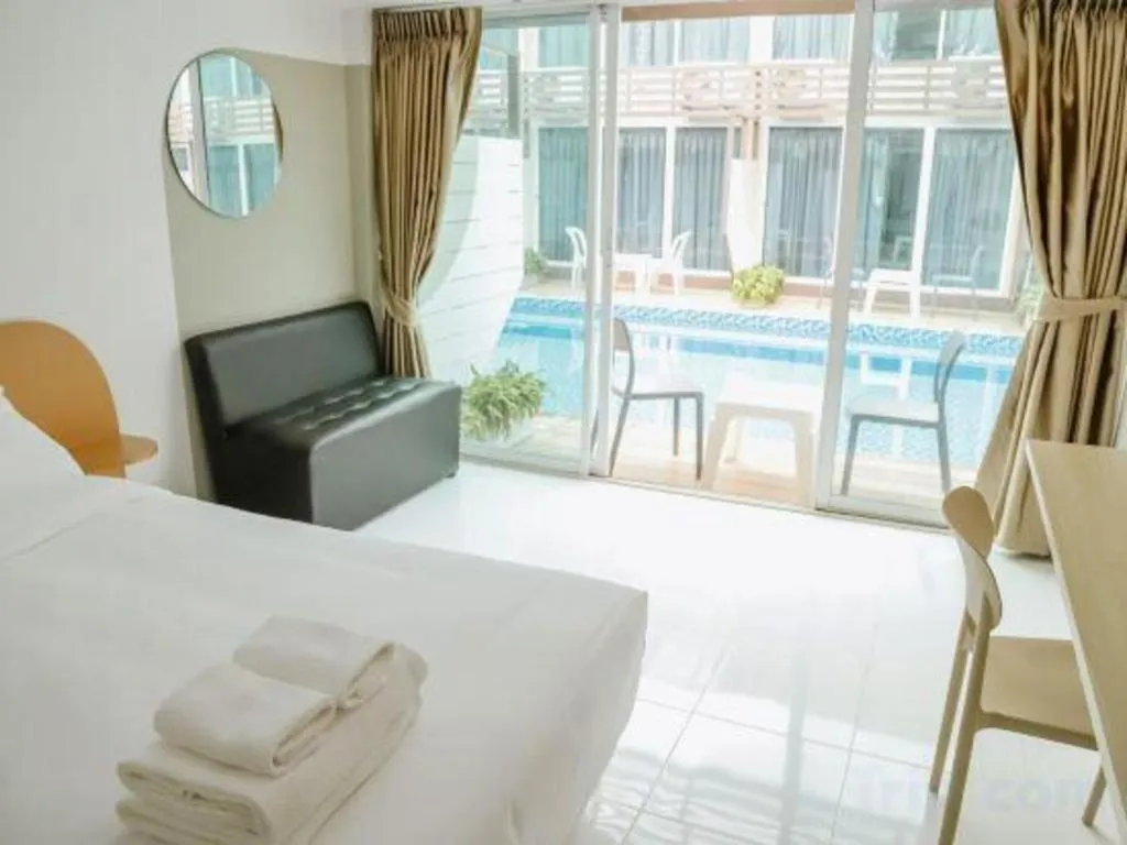 Bed in Pool Villa @Donmueang