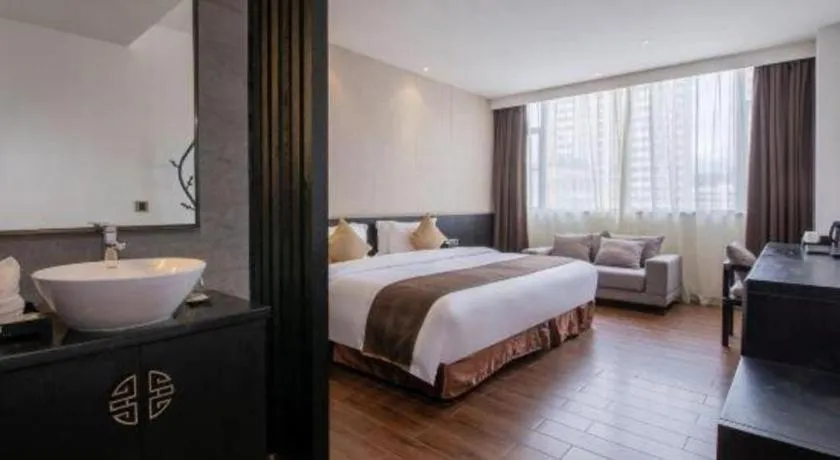 Bed in H Life Hotel Nanshan Branch