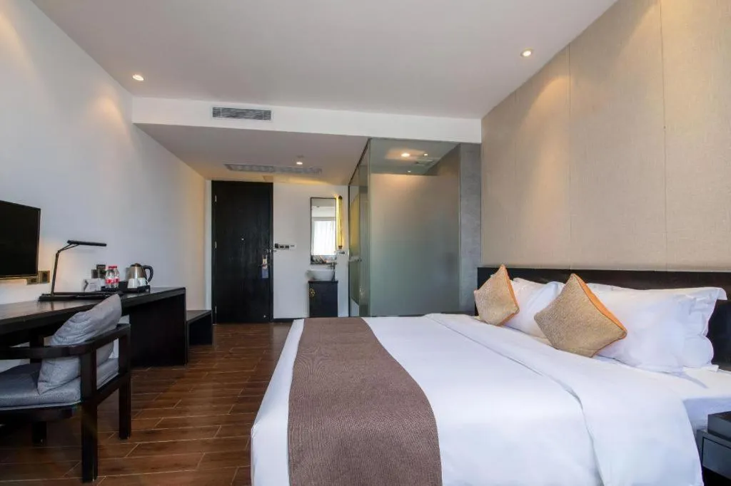 Bed in H Life Hotel Nanshan Branch