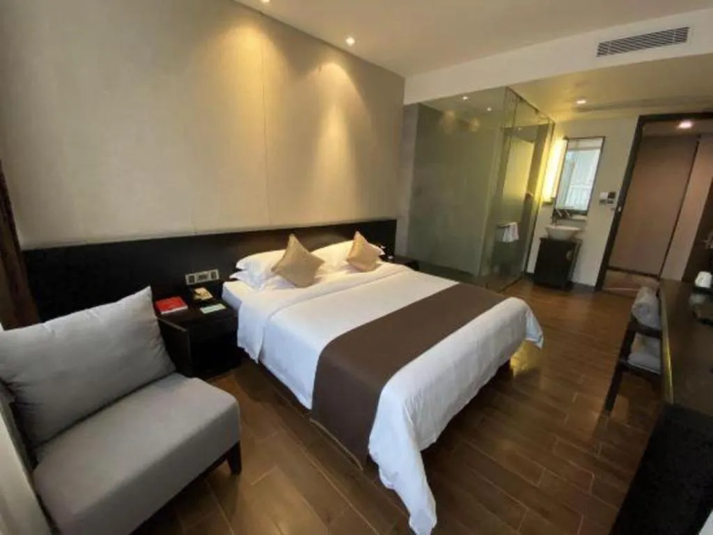 Bed in H Life Hotel Nanshan Branch