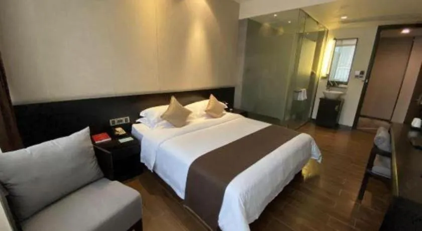 Bed in H Life Hotel Nanshan Branch