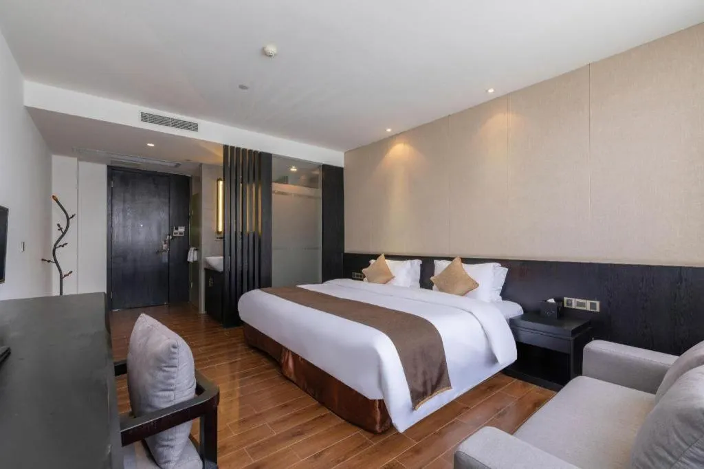 Bed in H Life Hotel Nanshan Branch