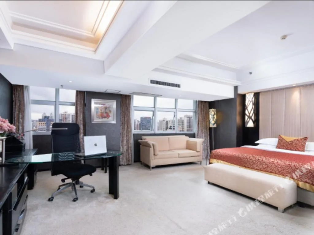 Bed in Nanning Sanzan Hotel