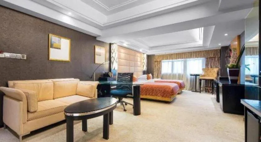 Bed in Nanning Sanzan Hotel