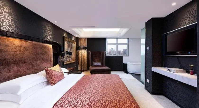 Bed in Nanning Sanzan Hotel