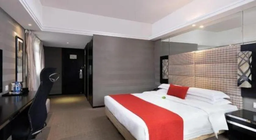 Bed in Nanning Sanzan Hotel