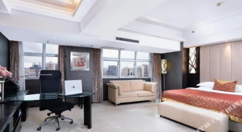 Bed in Nanning Sanzan Hotel