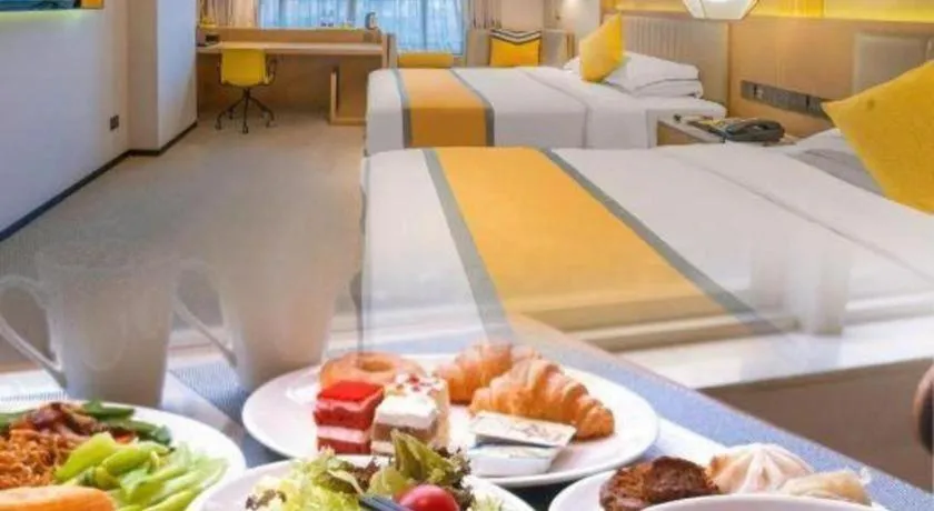 Bed in Nanning Sanzan Hotel