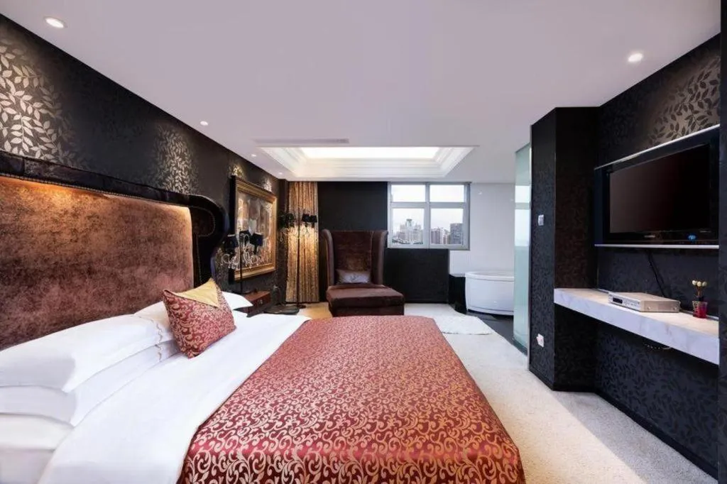 Bed in Nanning Sanzan Hotel