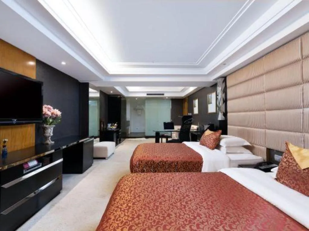 Bed in Nanning Sanzan Hotel