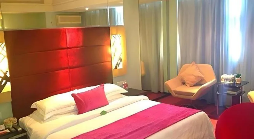 Bed in Nanning Sanzan Hotel