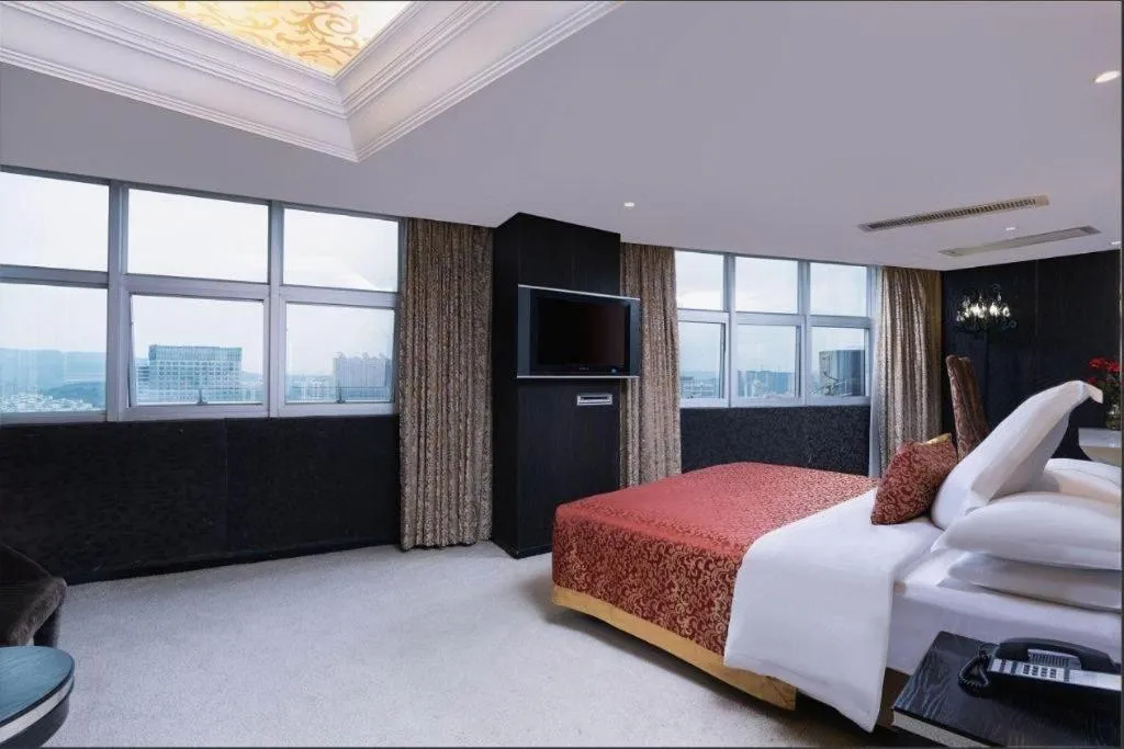 Bed in Nanning Sanzan Hotel
