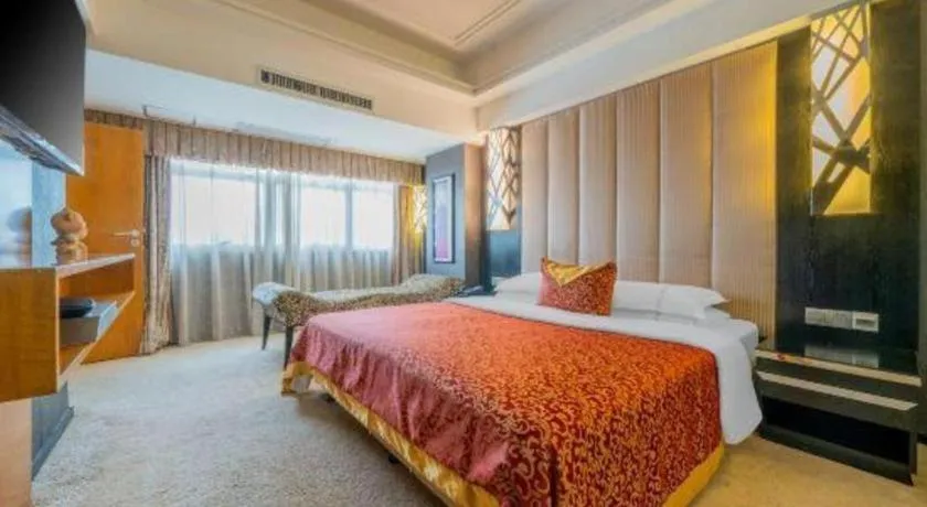 Bed in Nanning Sanzan Hotel