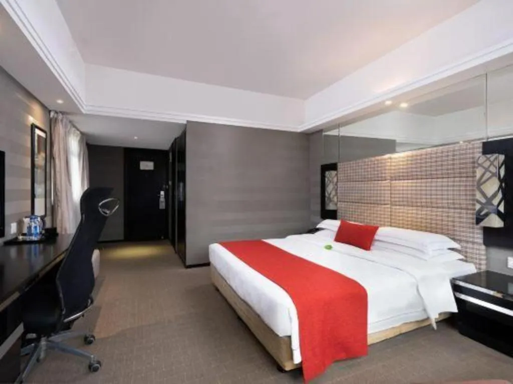 Bed in Nanning Sanzan Hotel