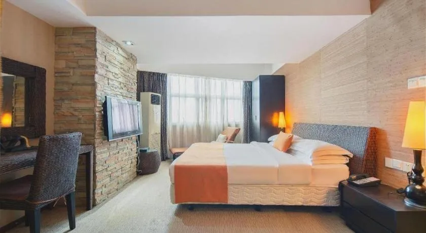 Bed in Nanning Sanzan Hotel