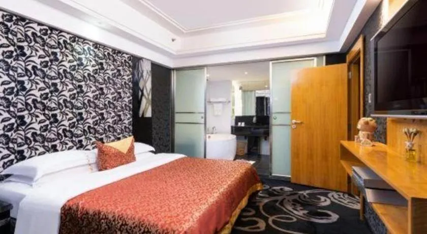 Bed in Nanning Sanzan Hotel