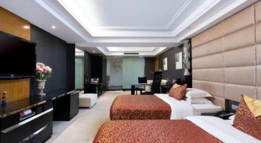 Bed in Nanning Sanzan Hotel