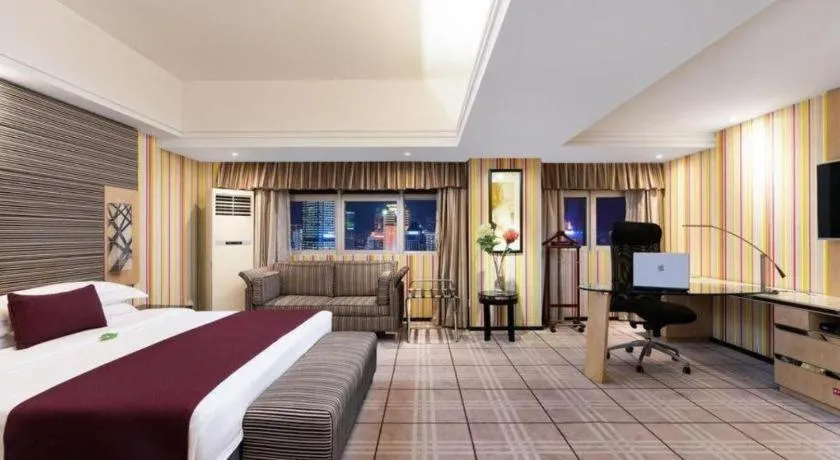 Bed in Nanning Sanzan Hotel