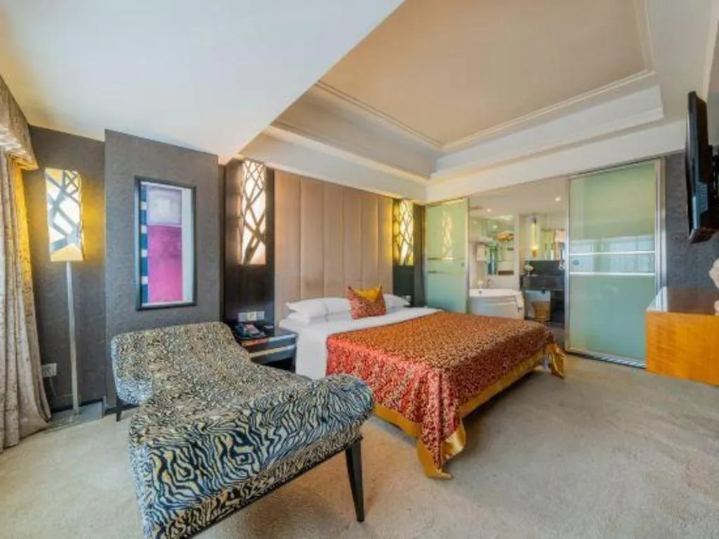 Bed in Nanning Sanzan Hotel