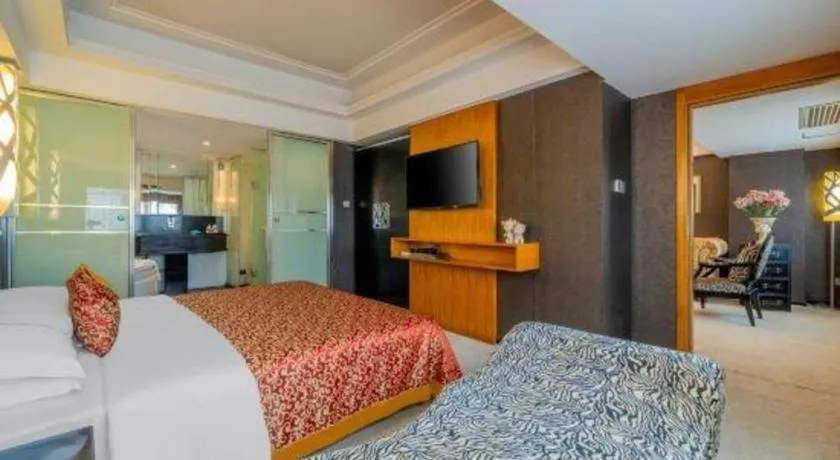 Bed in Nanning Sanzan Hotel