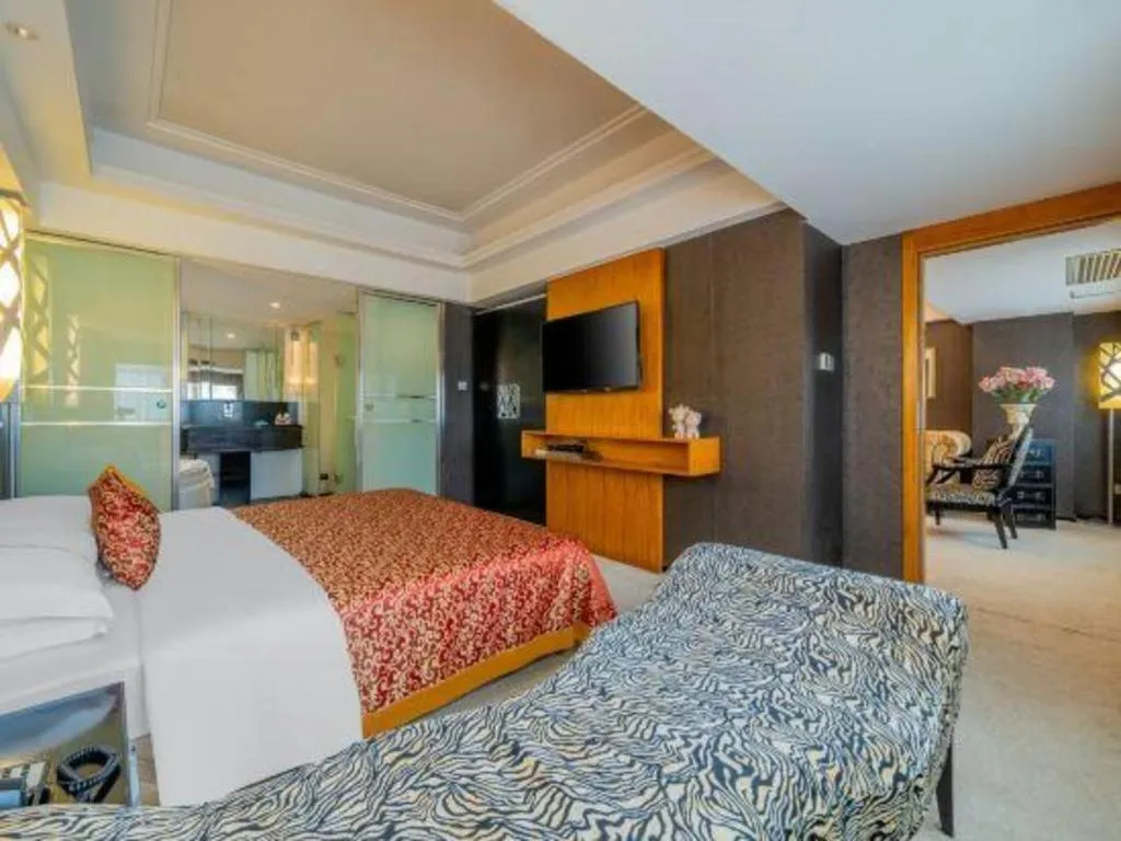 Bed in Nanning Sanzan Hotel