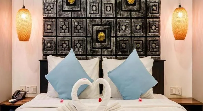 Bed in Ladear Angkor Boutique Hotel