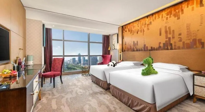 Bed in Shijiazhuang Ximeijin Continental Hotel