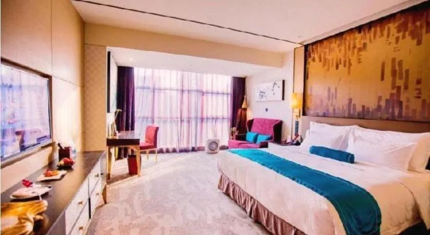 Bed in Shijiazhuang Ximeijin Continental Hotel