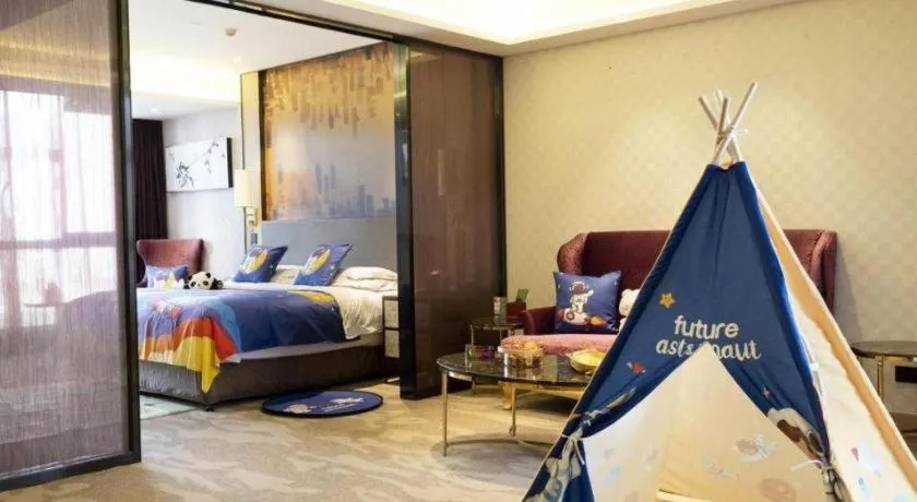 Bed in Shijiazhuang Ximeijin Continental Hotel