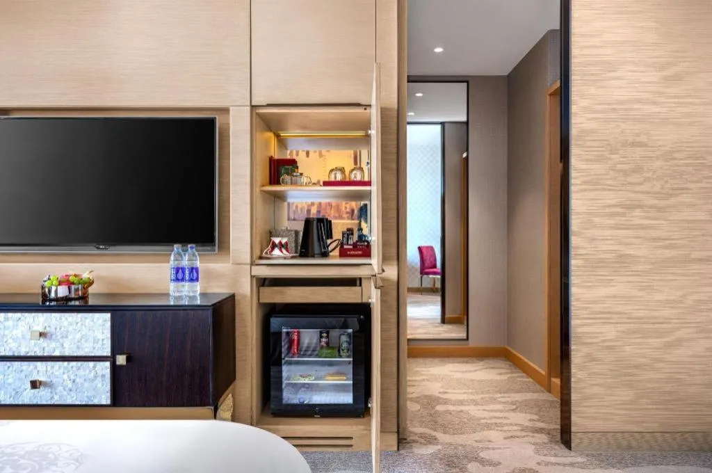 Bed in Shijiazhuang Ximeijin Continental Hotel