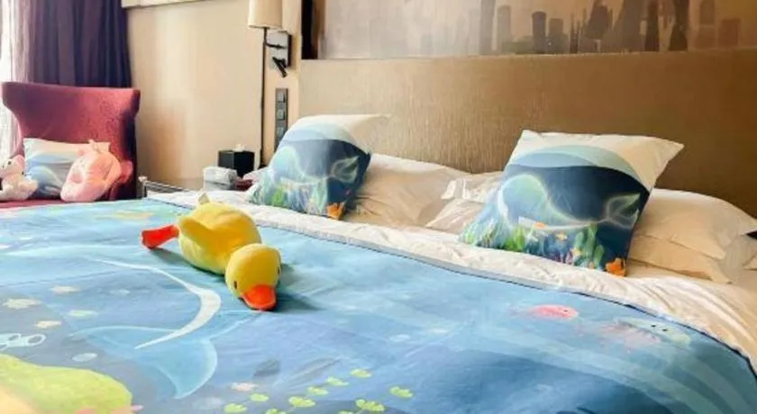 Bed in Shijiazhuang Ximeijin Continental Hotel