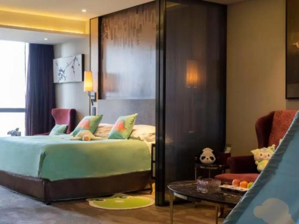 Bed in Shijiazhuang Ximeijin Continental Hotel