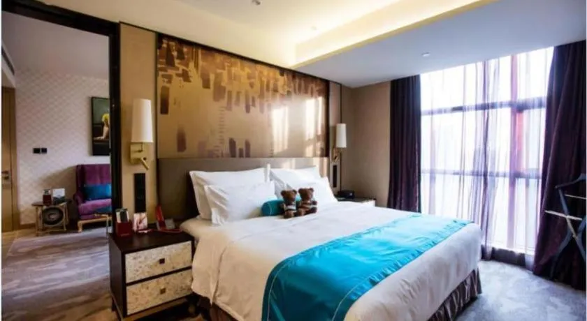 Bed in Shijiazhuang Ximeijin Continental Hotel