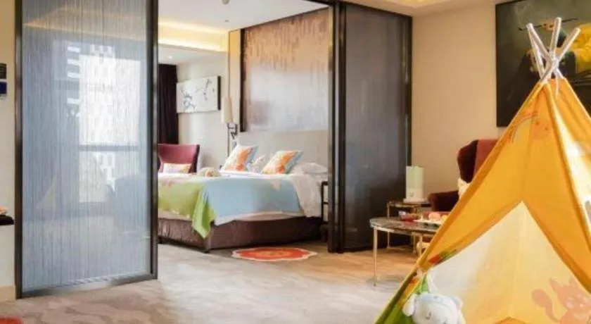 Bed in Shijiazhuang Ximeijin Continental Hotel